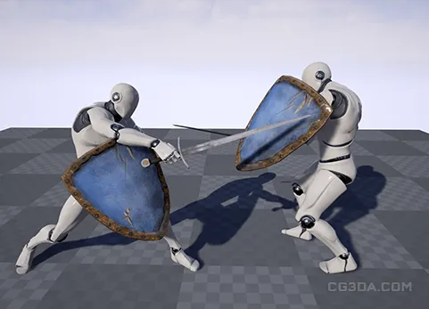 剑与盾动画-Sword & Shield Animset Pro
