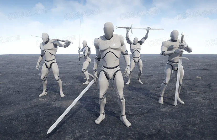 双手剑动画-Two Handed Sword Animset Pro