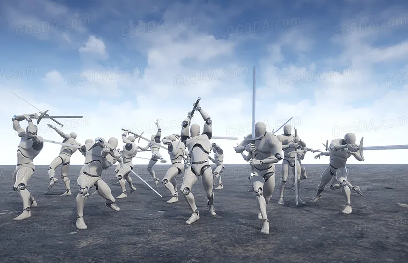 双手剑动画-Two Handed Sword Animset Pro