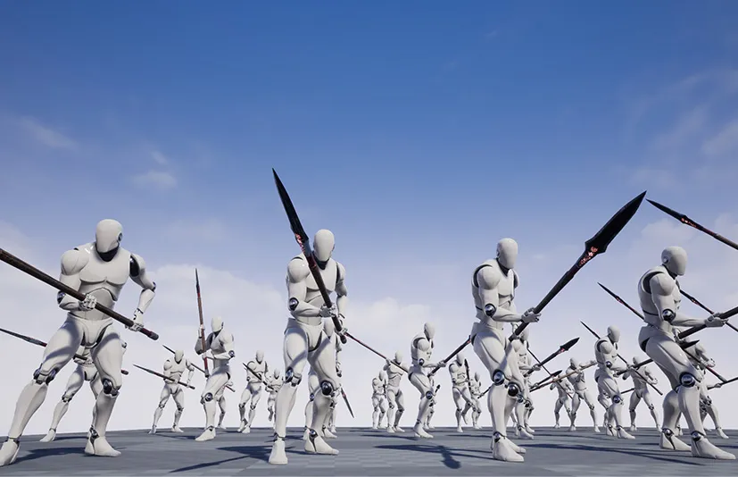 矛和戟动画集 - Spear And Halberd Animset
