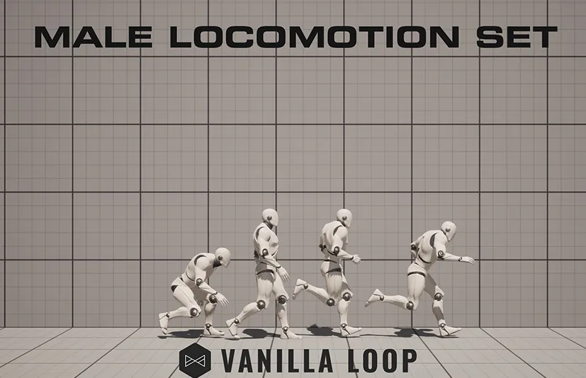 综合动态动画包 - Male Locomotion Set