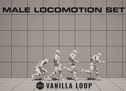 综合动态动画包 - Male Locomotion Set