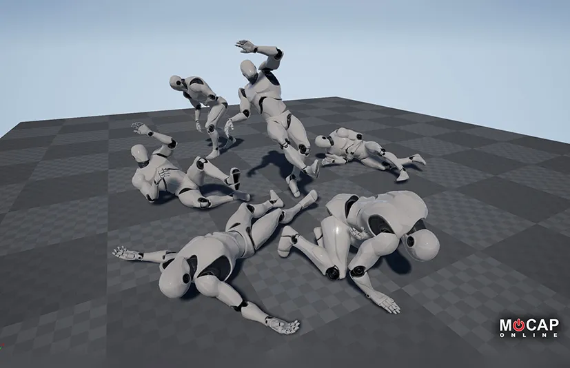 死亡动画 - 动作捕捉包 - Death Animations - MoCap Pack