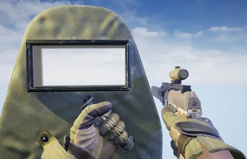 FPS手枪和盾牌动画 - FPS ANIMATIONS PISTOL (TACTICAL SHIELD)