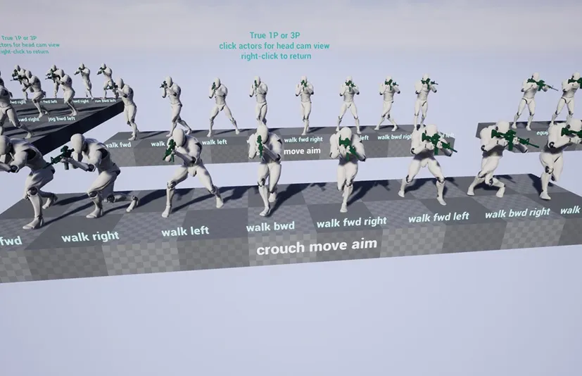 射击步枪动画 - Shooter Rifle Animations