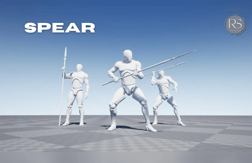 长矛动作捕捉动画包 - Spear MocapAnimPack
