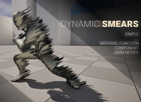 动态人物角色运动效果添加蓝图 - Dynamic smears