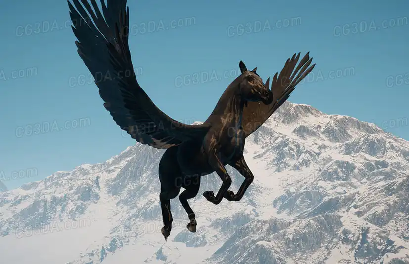 天马骏马-Horse Animset