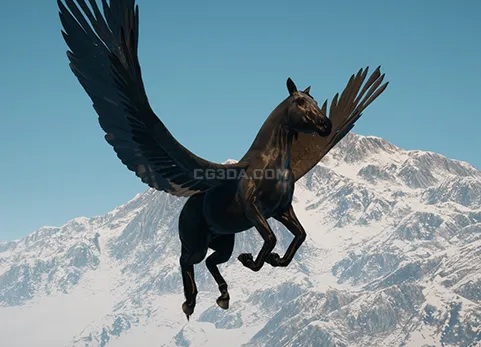 天马骏马-Horse Animset