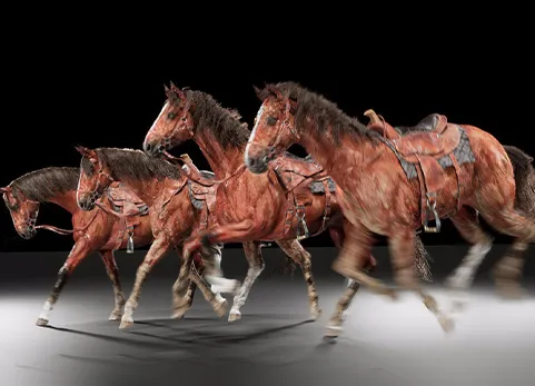 逼真的马与动画 - Realistic Horse with Animations