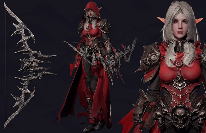 死亡弓箭手女孩莫甘娜 - Death Archer Girl Morgana