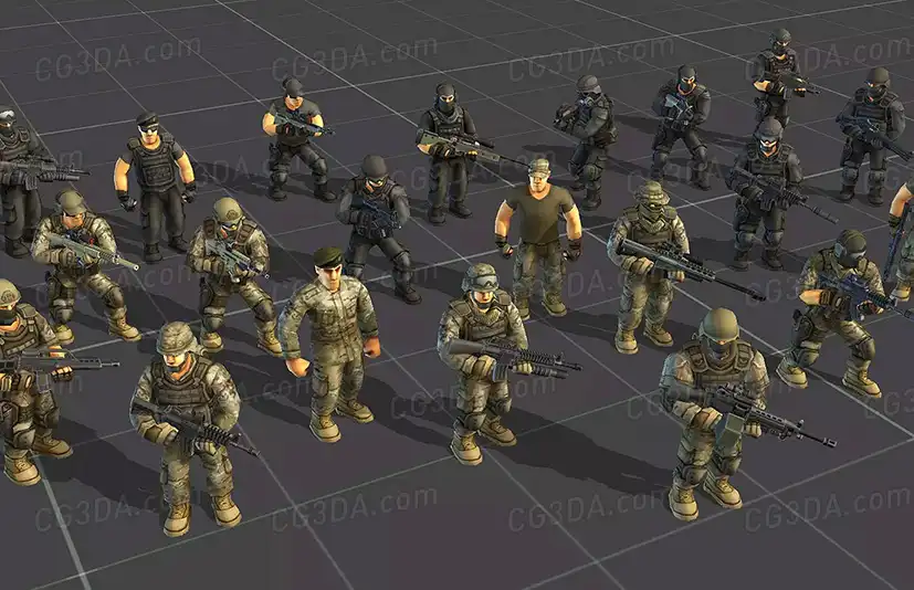 军队士兵-Toon Soldiers - Armies