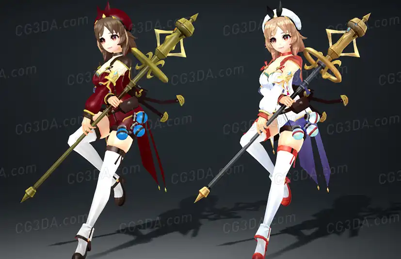 动漫魔法少女-Anime Girl Cleric