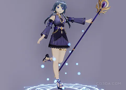 动漫魔法女孩-Anime Girl Lana