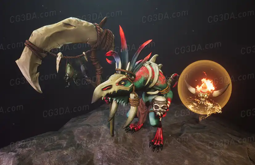 蜥蜴人（萨满）-Lizardman (Shaman)