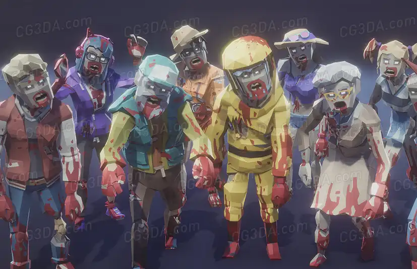 城市丧尸-POLYGON - City Zombies