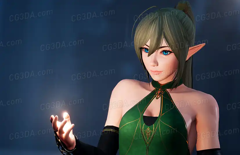 女性精灵战士-Sword Elf