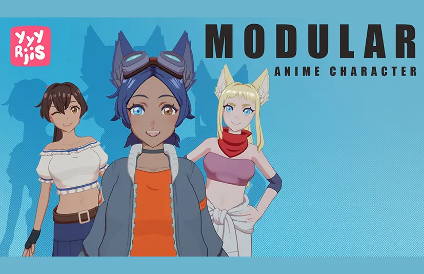 模块化动漫角色（女孩） - Modular Anime Character (girl)