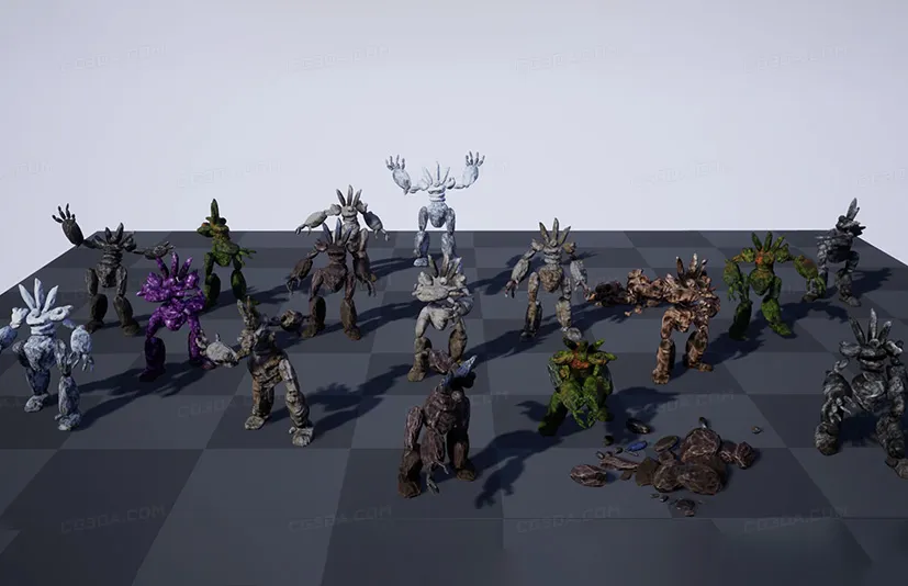 岩石怪物包-Rock Monster Pack PBR