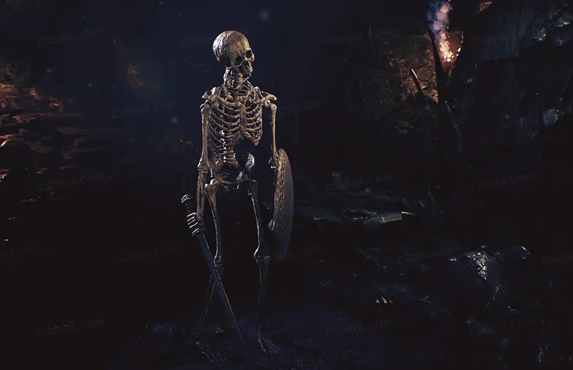 骷髅角色带动画-Skeleton Lightweight