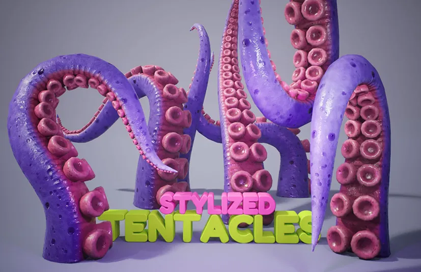 程序化触手（动画 - Stylized Tentacles (Animated)