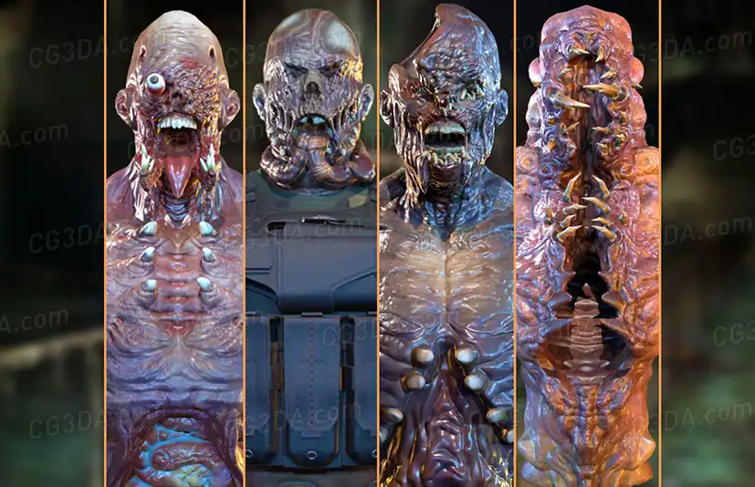 人形怪兽-Creeping Creatures Pack