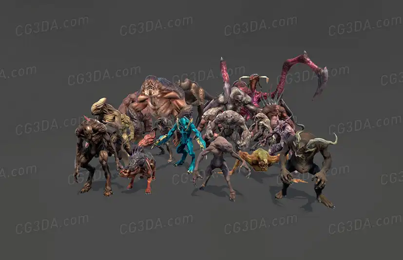 怪兽生物包-Creatures Mega Pack