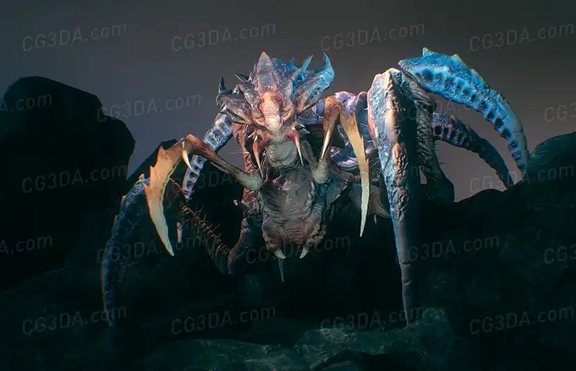 巨型变异蜘蛛-Arachnid Boss