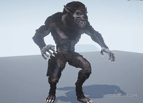 狼人怪物-Animated Werewolf