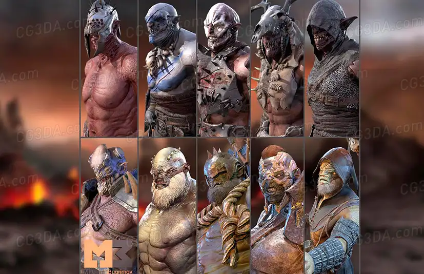 兽人角色包-14 Orcs Pack