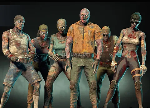 丧尸角色包-Zombies Pack 01