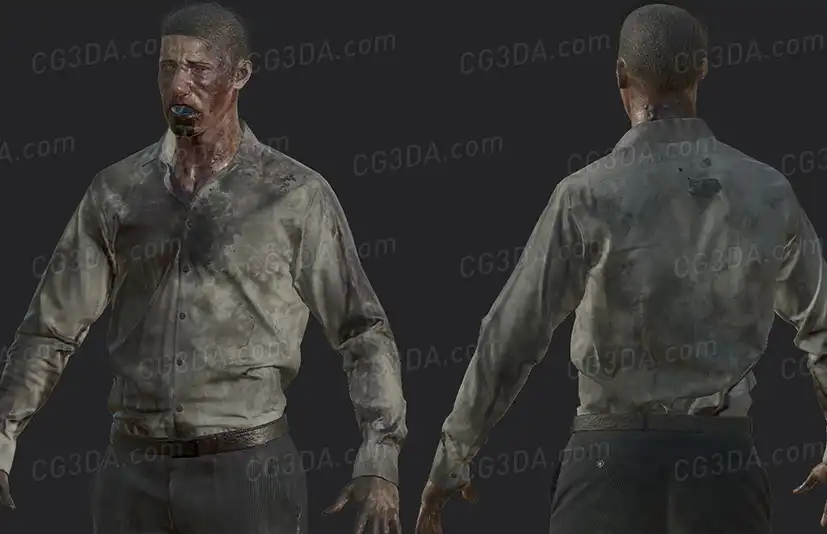 男性丧尸-NPC Zombie Man
