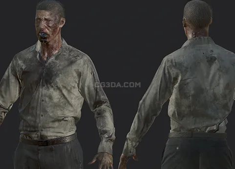 男性丧尸-NPC Zombie Man