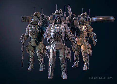 精英武装士兵-Elite Soldiers