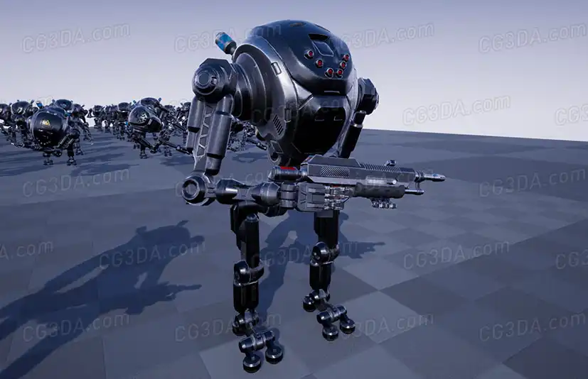 科幻：高级战斗机器人-SCI FI: ADVANCED COMBAT DROID