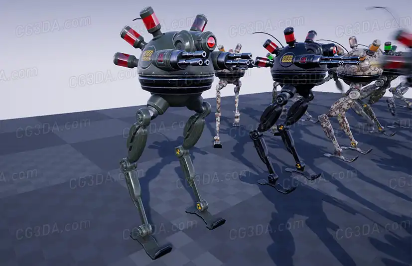 科幻：机器人双足哨兵-SCI FI: DROID BIPED SENTINEL