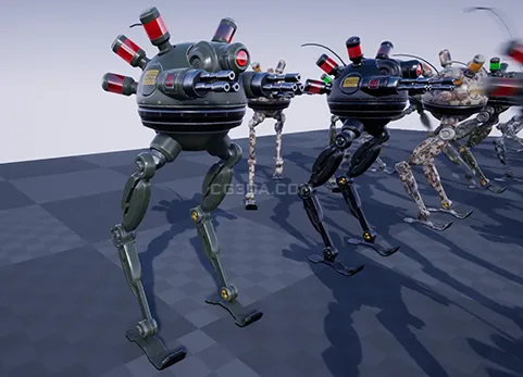 科幻：机器人双足哨兵-SCI FI: DROID BIPED SENTINEL