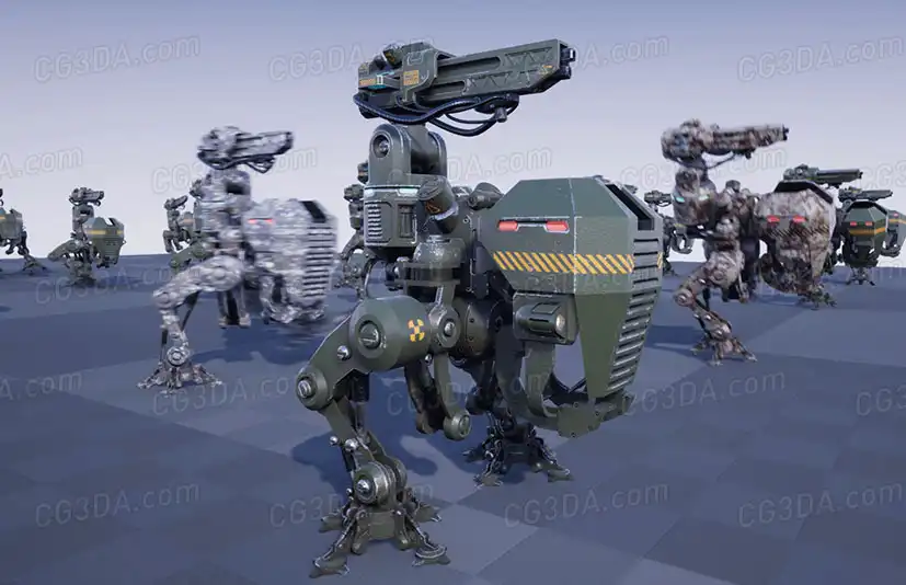 科幻：轻型两足机甲-SCI FI: Light Biped Mech