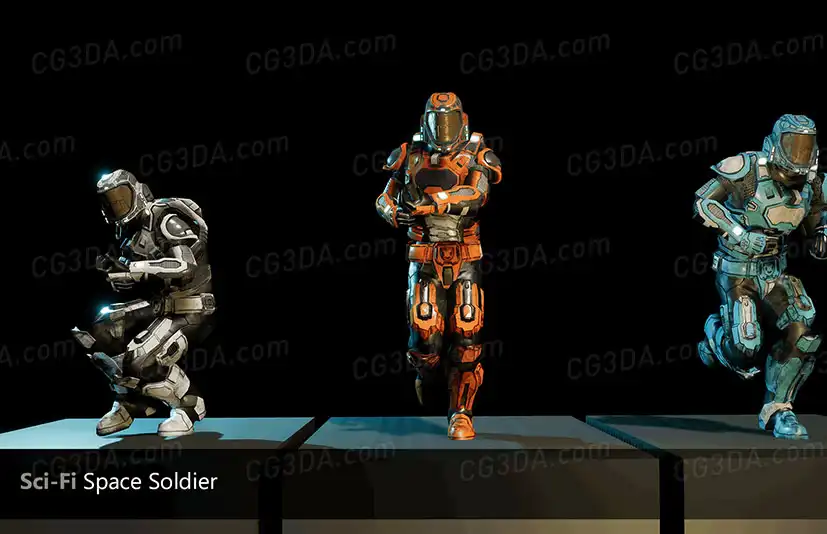 科幻太空战士-Sci Fi Space Soldier