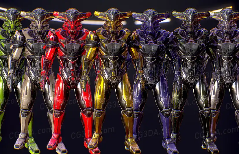 科幻盔甲全套-Sci-Fi Armors Full Pack