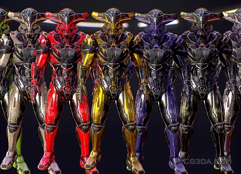 科幻盔甲全套-Sci-Fi Armors Full Pack