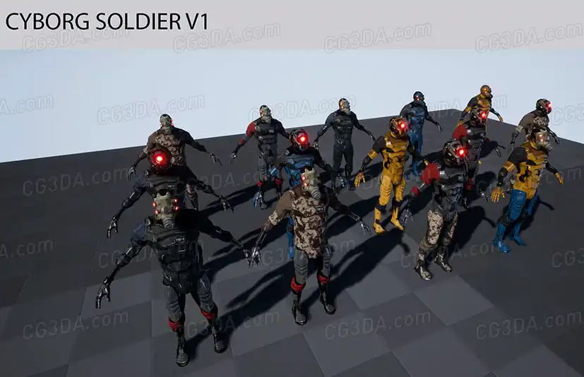 机械人战士-Cyborg Soldier V1