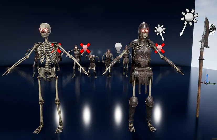 骷髅守卫（模块化） - Skeleton Guard (Modular)