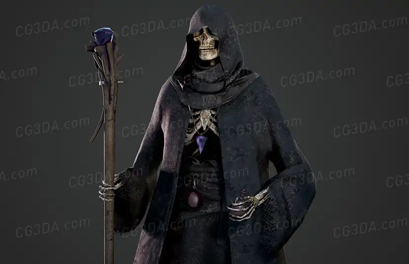 骷髅法师-Modular Skeleton Mage