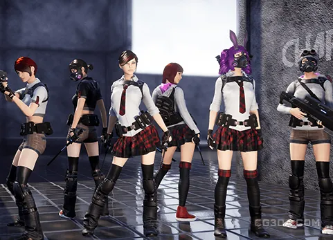 武装年轻女孩-Ariana Character