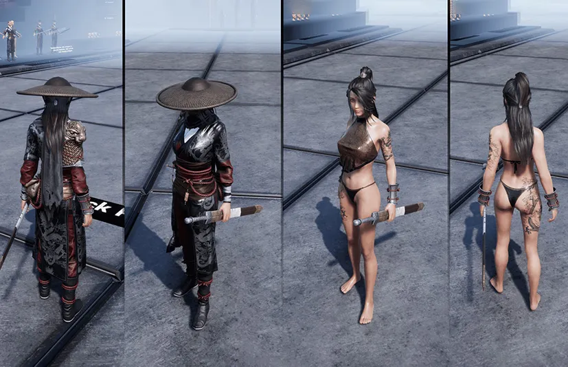 国风女武侠剑客 - LanFang Character