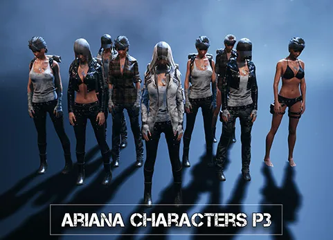 阿丽亚娜女战士角色 - Ariana Characters P3