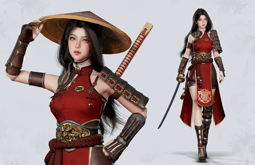 武士少女 - Samurai Girl Tomoe