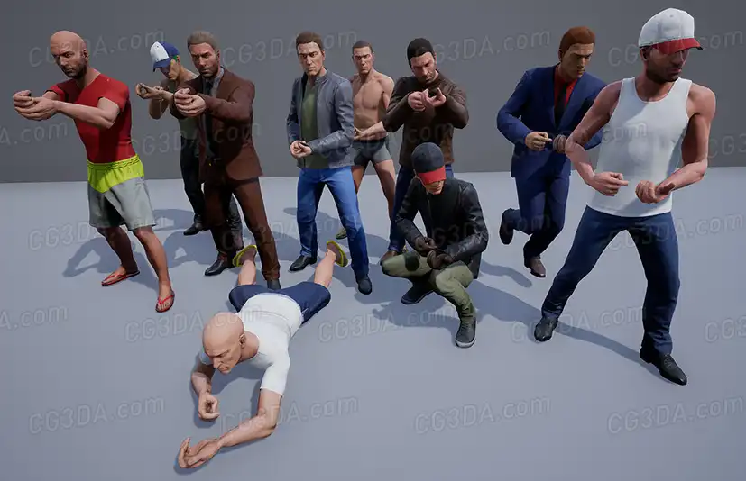 男性角色-Regular Male Civilian Character