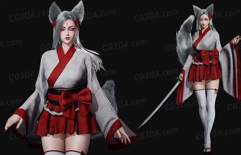 和服狐妖女-Kitsune